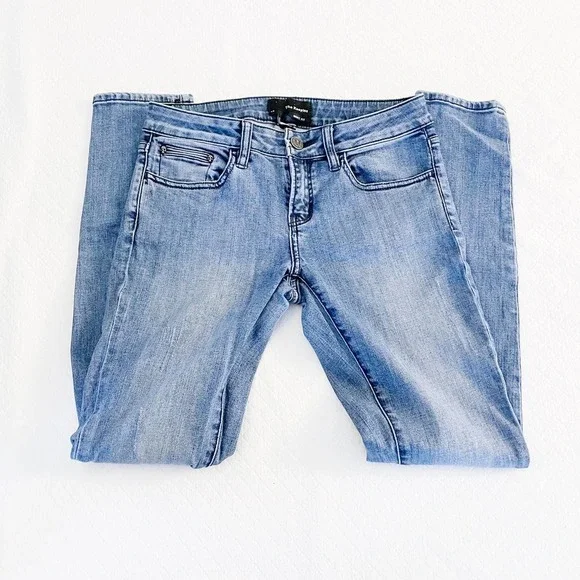 The Kooples Short Fit Low Rise Skinny Ankle Denim Jeans SZ25 - Picture 1 of 2